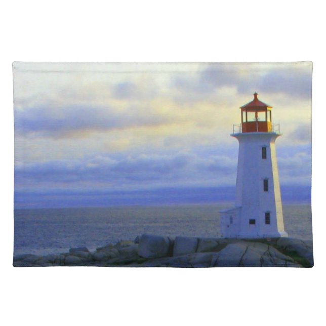 Peggy's Cove  Lighthouse Route Decor Placemats (Front)