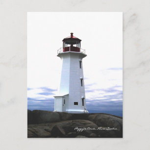 Peggy's Cove Lighthouse Route Nova Scotia Postcard