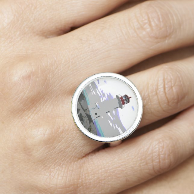 Peggy's Cove  Lighthouse Route Nova Scotia Ring (In Situ)