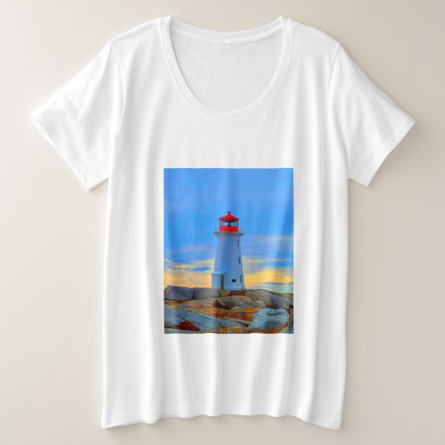 Peggy's cove lighthouse shirt lighthouse route (Design Front)
