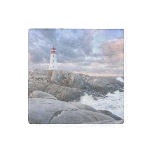 Peggy's Cove Lighthouse Stone Magnet