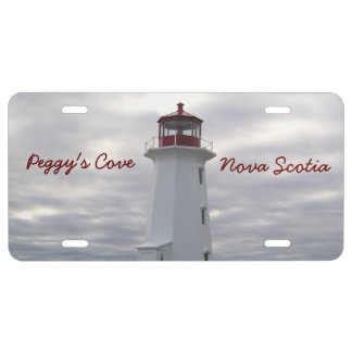 Peggy's Cove N.S. Lighthouse License plate