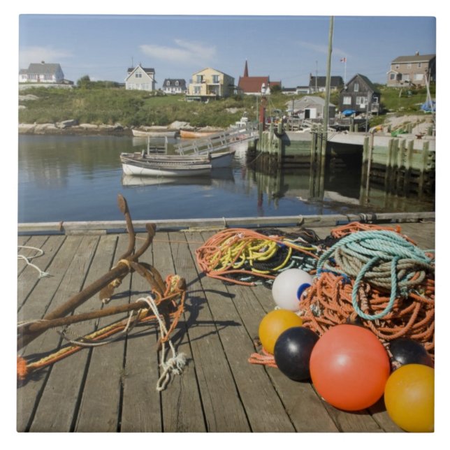Peggy's Cove, Nova Scotia, Canada 2 Tile (Front)