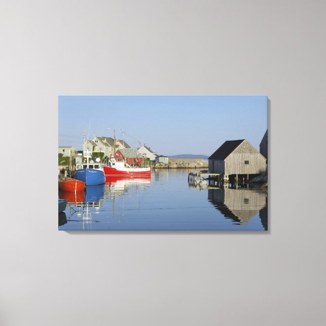Peggy's Cove, Nova Scotia, Canada Canvas Print (Front)