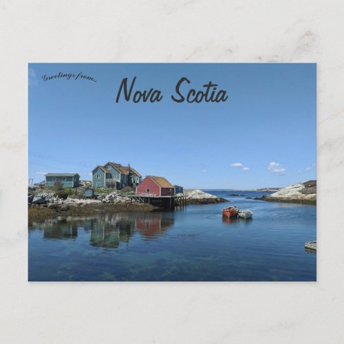Peggys Cove Nova Scotia Canada Postcard
