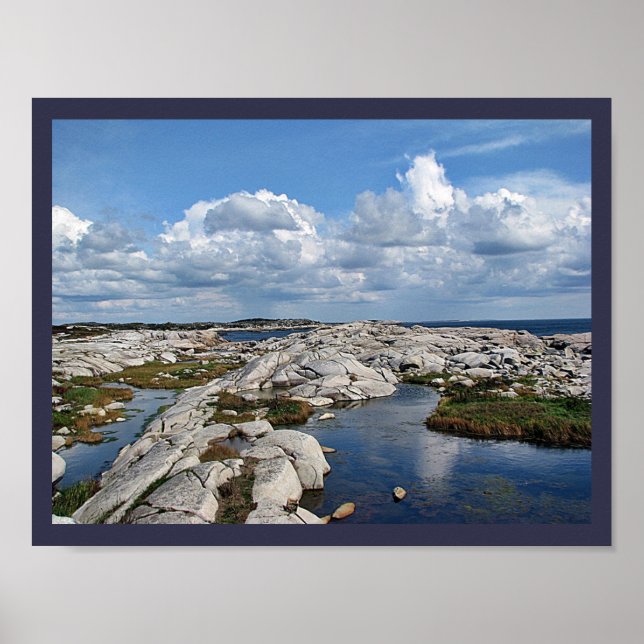 Peggy's Cove, Nova Scotia Canada Poster (Front)