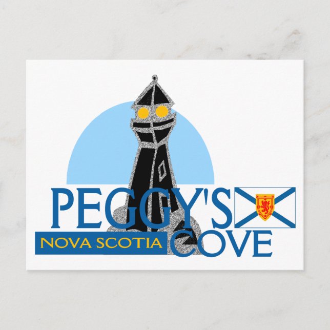 Peggy's Cove Nova Scotia Postcard (Front)