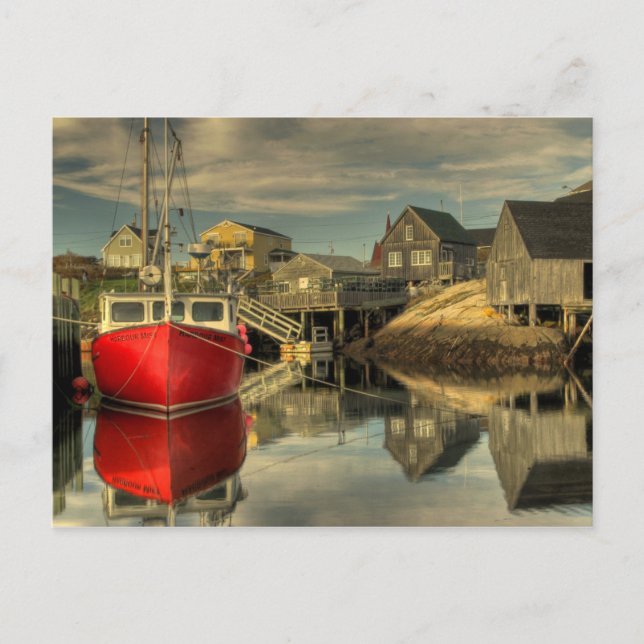 Peggy's Cove, Nova Scotia Postcard (Front)