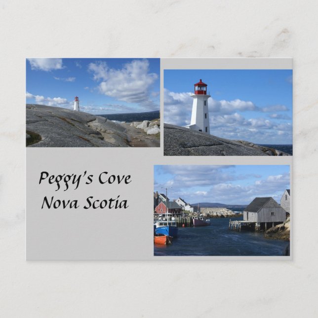 Peggy's Cove Nova Scotia Postcard (Front)