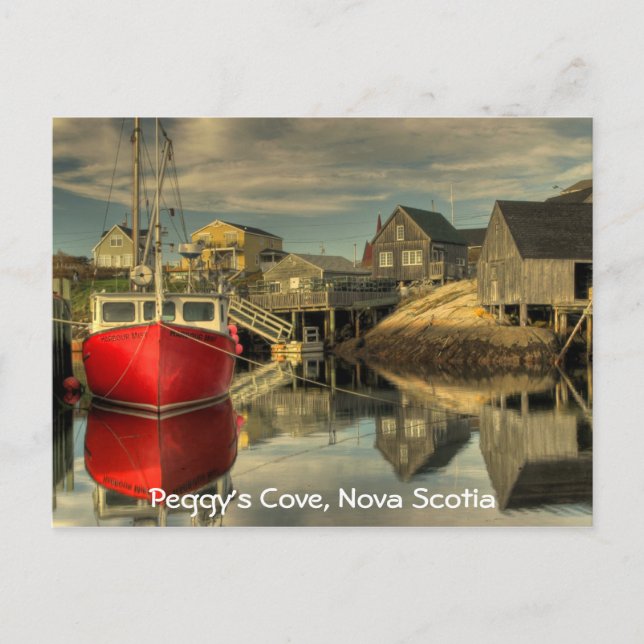 Peggy's Cove, Nova Scotia Postcard (Front)
