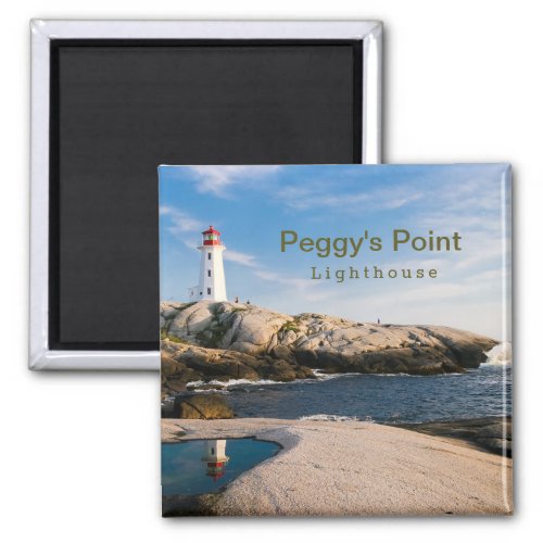 Peggys Point Lighthouse Atlantic Canada Magnet