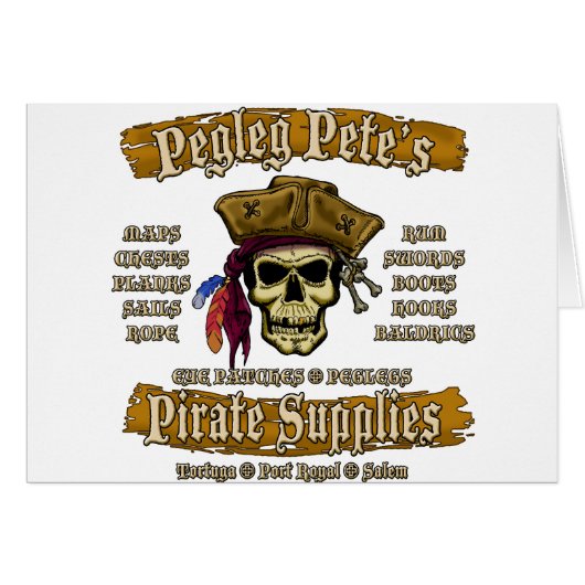 Pegleg Pete's Pirate Supplies (Front Horizontal)