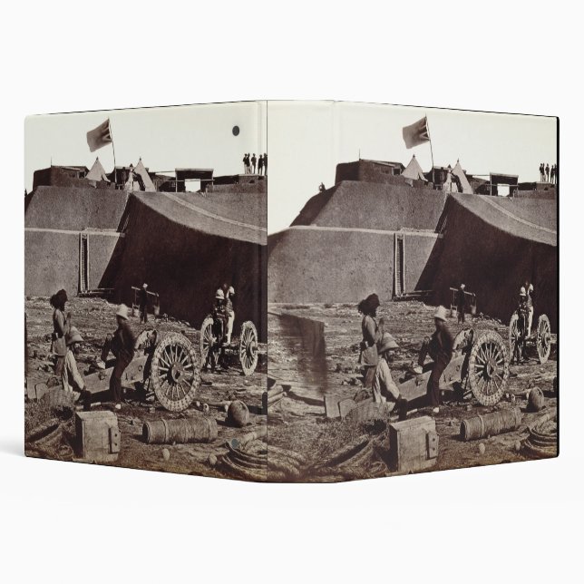 Pehlang Fort, 1860 (albumen silver print) Binder (Background)