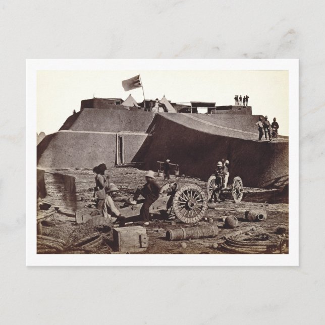 Pehlang Fort, 1860 (albumen silver print) Postcard (Front)