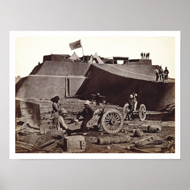 Pehlang Fort, 1860 (albumen silver print) Poster (Front)