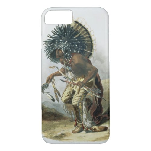 Pehriska_Ruhpa Minatarre Warrior in the Costume o iPhone 87 Case