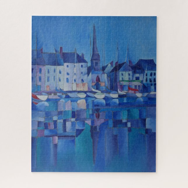 Peinture de Honfleur, France - Jigsaw Puzzle (Vertical)