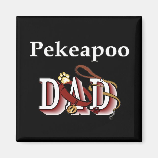 pekeapoo dad Magnet (Front)