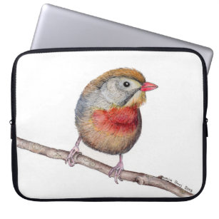  Pekin Robin Bird Laptop Sleeve 15"