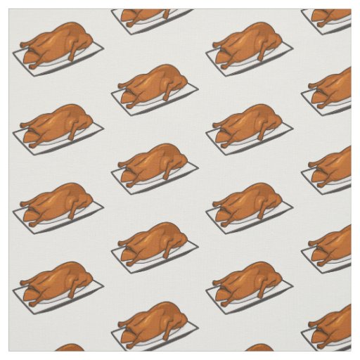 Peking duck cartoon illustration fabric