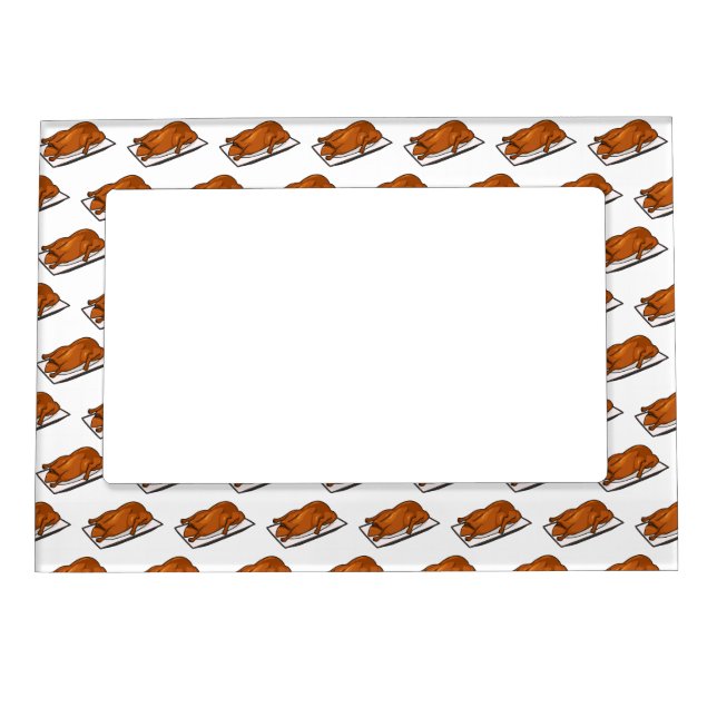 Peking duck cartoon illustration  magnetic frame (Front)