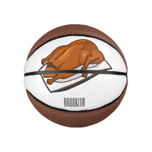 Peking duck cartoon illustration mini basketball
