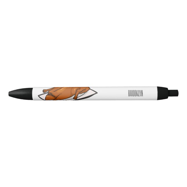Peking duck cartoon illustration  pen (Front)