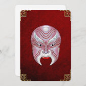 Peking Opera Face-paint Masks - Jiang Shang (Front/Back)