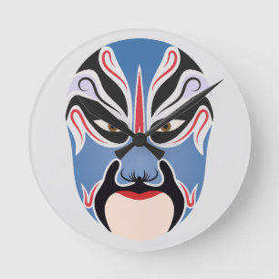 Peking opera makeup Lu Meng Round Clock