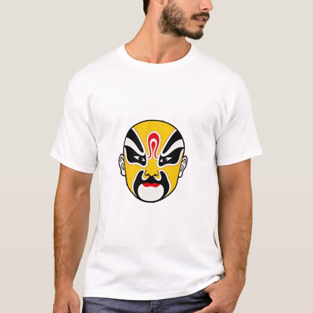 Peking Opera Yellow Face T-Shirt (Front)