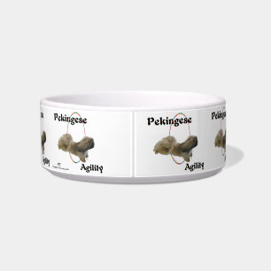Pekingese Agility Bowl