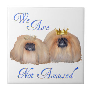 Pekingese Are Not Amused Tile