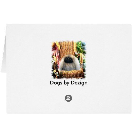 Pekingese Art Gifts (Back Horizontal)