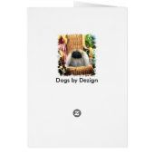 Pekingese Art Gifts Cards (Back)