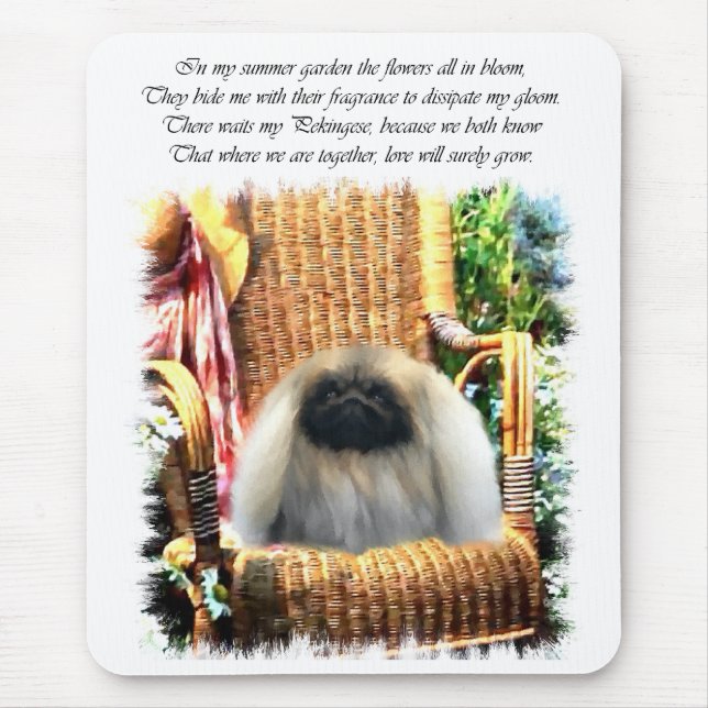 Pekingese Art Gifts Mouse Pad (Front)