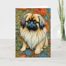 Pekingese Blank Card