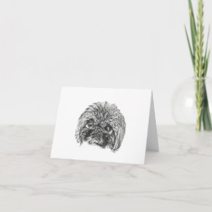 Pekingese blank correspondence cards