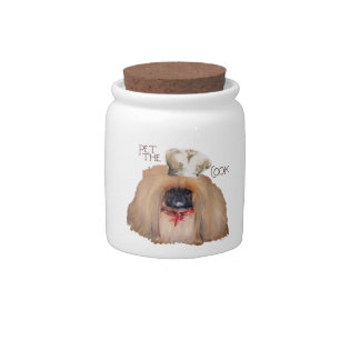 Pekingese Chef Candy Jar