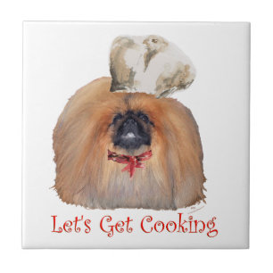 Pekingese Chef - Male Tile