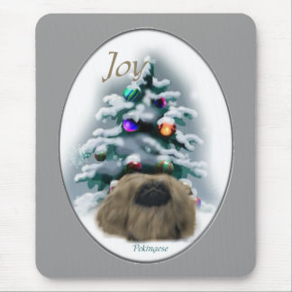Pekingese Christmas Gifts Mouse Pad