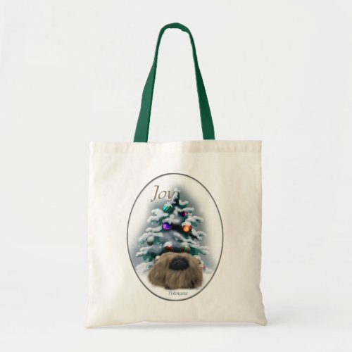 Pekingese Christmas Gifts Tote Bag