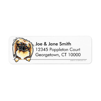 Pekingese Clean & Simple Label