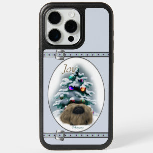 Pekingese Cute Blue Christmas Holidays iPhone 15 Pro Max Case