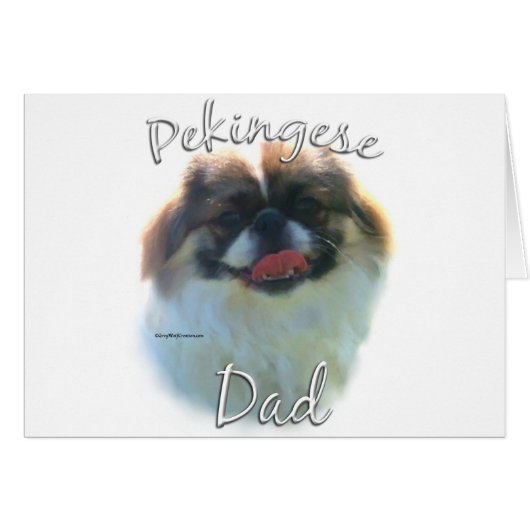 Pekingese Dad 2 Cards (Front Horizontal)