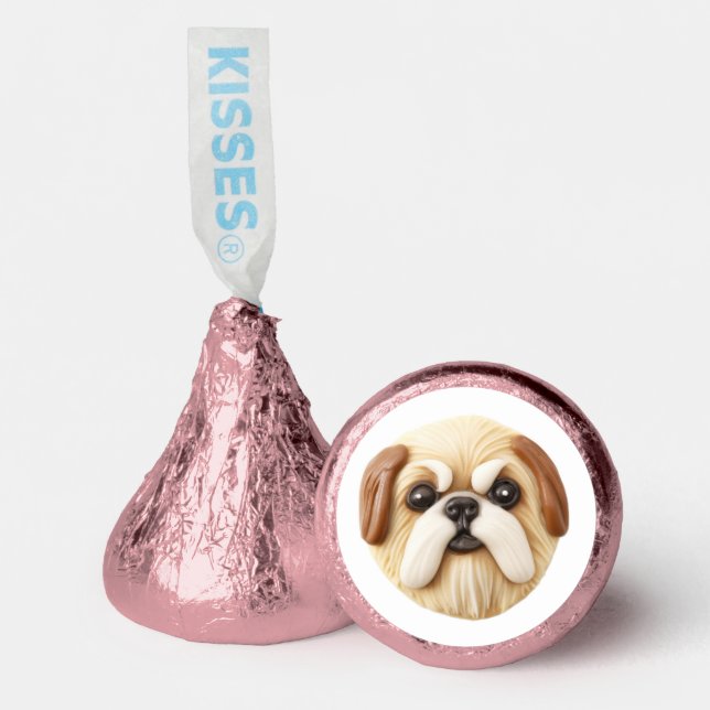 Pekingese Dog 3D Inspired Hershey®'s Kisses® (Front)