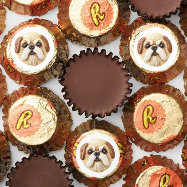 Pekingese Dog 3D Inspired Reese's Peanut Butter Cups (Assorted)