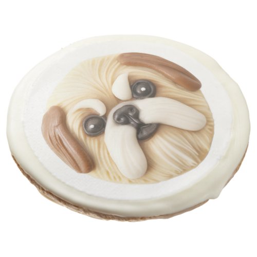Pekingese Dog 3D Inspired Sugar Cookie