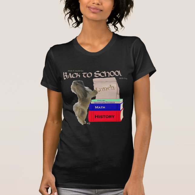 Pekingese Dog Back to School T-Shirt (Front)