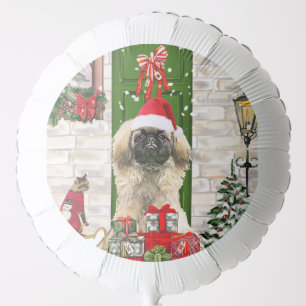 Pekingese Dog Christmas  Balloon