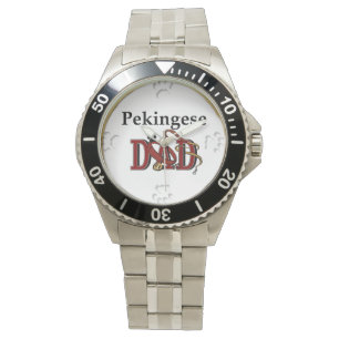 Pekingese Dog Dad Gifts Watch